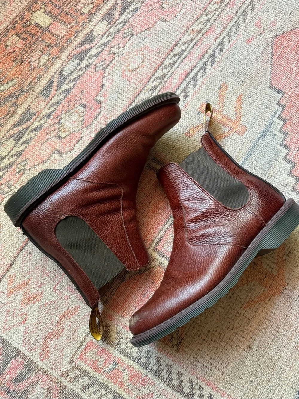 Men's Chelsea Dr Martens in Oxblood Leather
